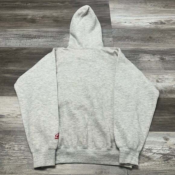 Vintage Y2K Logo Athletic Ohio State Buckeyes OSU Gray Mens‎ M Pullover Hoodie - Picture 3 of 9
